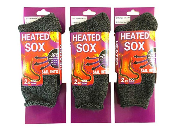 Women Heated Sox Thermal Winter Heavy Duty Crew Socks Fur Lined (3 Pairs Of Charcoal) at Amazon Women’s Clothing store