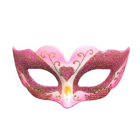 pink masquerade mask