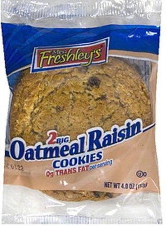 Mrs Freshleys Oatmeal Raisin Cookie - 4 ea, Nutrition Information | Innit