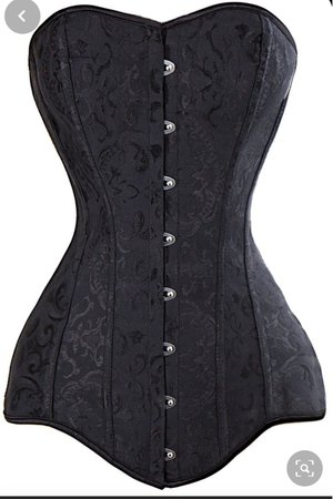 long black corset