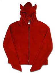 red demon hoodie with horns attached - Google Search
