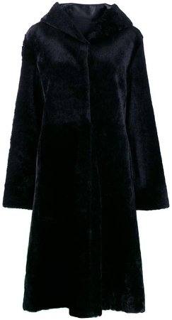 Liska hooded fur coat