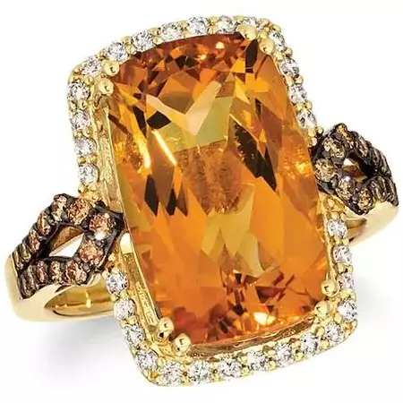 yellow brown gemstone ring - Google Search