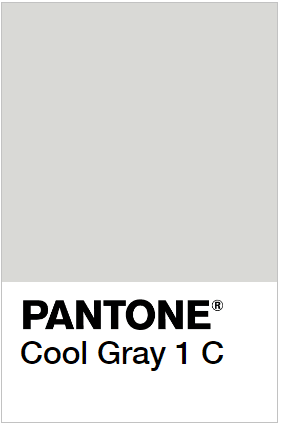 PANTONE Cool Gray 1 C