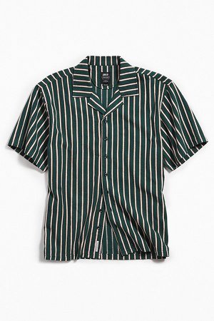 Publish Striped Short Sleeve Button-Down Shirt $59.00