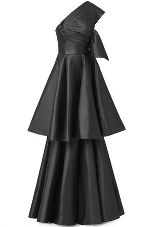 Sunvary Black One-Shoulder Prom Dresses Floor-Length Pleated Satin A-Line Formal Dress Sale, Order Today! - Freezbuy.com