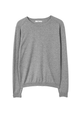 MANGO Fine-knit cotton sweater