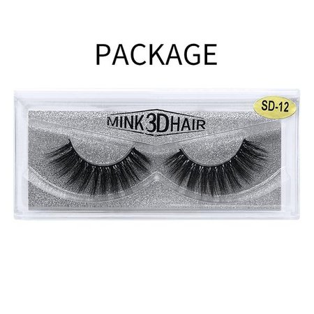 3D Mink Eyelash Natural Wholesale Cluster Best False Lashes SD-12 – crazyeyelash