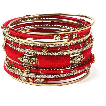 Red & Gold Bangles