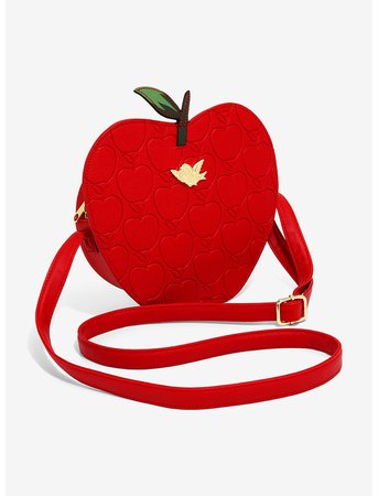 Loungefly Disney Snow White And The Seven Dwarfs Apple Embossed Crossbody Bag
