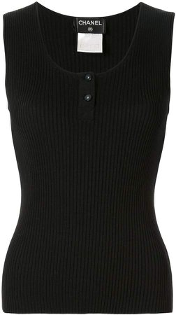 Pre-Owned ribbed sleeveless top