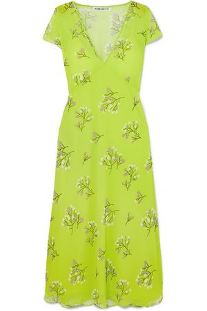 BERNADETTE | Zoe floral-print chiffon midi dress | NET-A-PORTER.COM