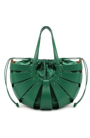 Женская зеленая сумка round BOTTEGA VENETA — купить за 221000 руб. в интернет-магазине ЦУМ, арт. 651577/VMAUH