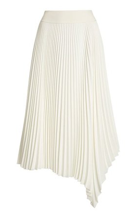 Swinton Asymmetric Pleated Midi Skirt By Joseph | Moda Operandi