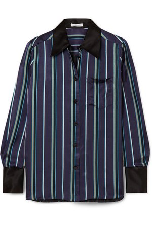 Bella Freud | Little Prince striped satin shirt | NET-A-PORTER.COM