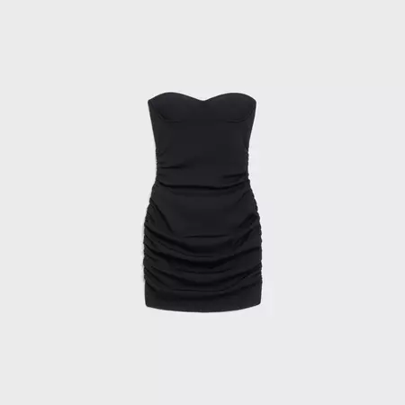 celine black dress