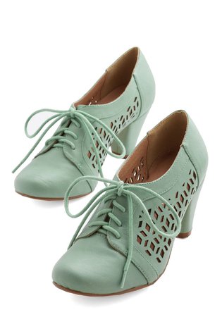 pastel green retro heels - Google Search