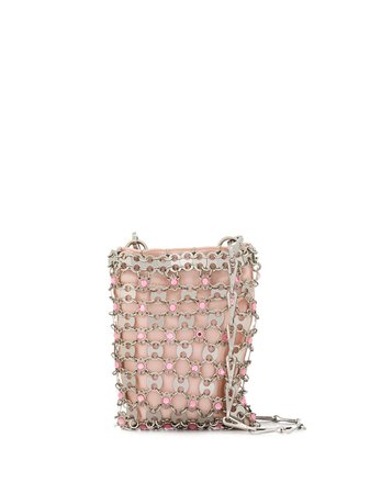 Paco Rabanne puzzle link clutch $725 - Buy Online - Mobile Friendly, Fast Delivery, Price