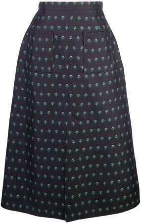 Alexa Chung floral print skirt