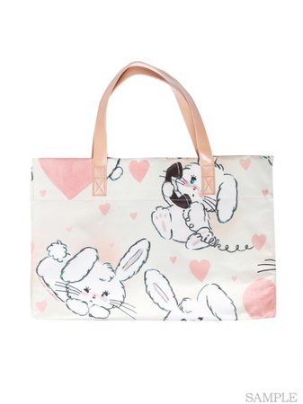 Bunny play Bag (bag, purse, accessories / tote bag) | MILK (Milk) mail order | Fashion Walker