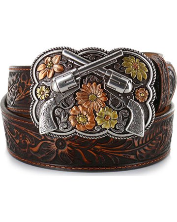 Justin Women's Bandit Queen Leather Belt - Country Outfitter