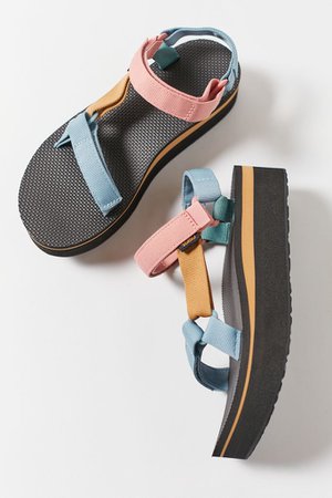 Teva Universal Flatform Colorblock Sandal | Urban Outfitters