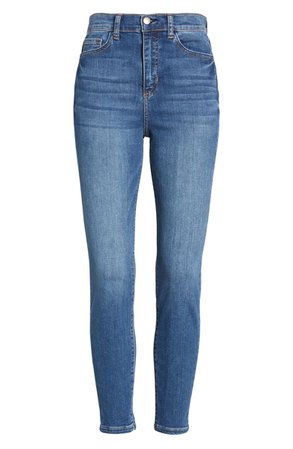 SP Black High Waist Crop Skinny Jeans | Nordstrom