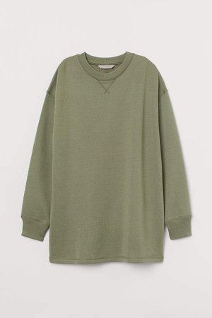 Silk-blend Sweatshirt - Green