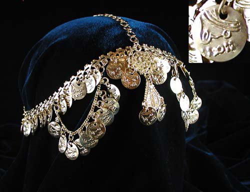 Belly Dance Head Ornament with Coins | Zarifa's Touch of Egypt