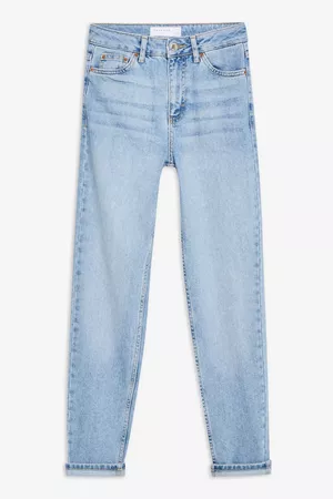 Bleach Stone Premium Mom Tapered Jeans | Topshop