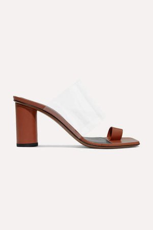Chost Leather And Pvc Sandals - Tan