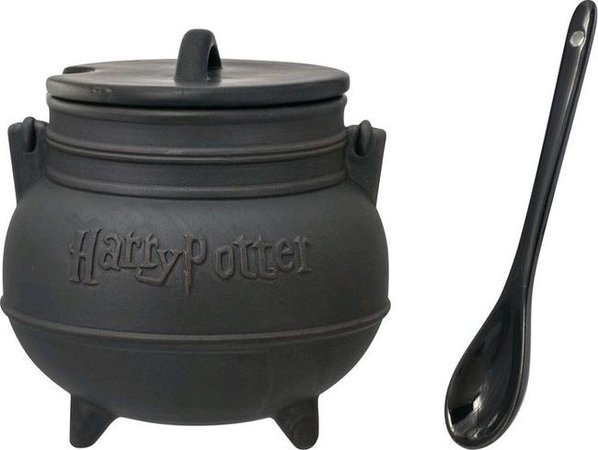 Harry Potter - Cauldron with Lid & Spoon Soup Mug - Buy Online Australia – Beserk