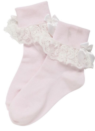 pink baby doll socks