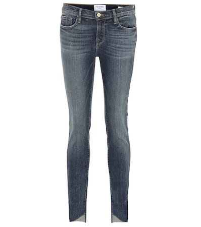 Le Jeanne mid-rise skinny jeans