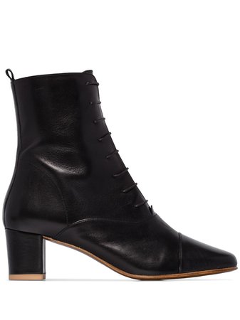 BY FAR Lada 50mm lace-up Ankle Boots - Farfetch