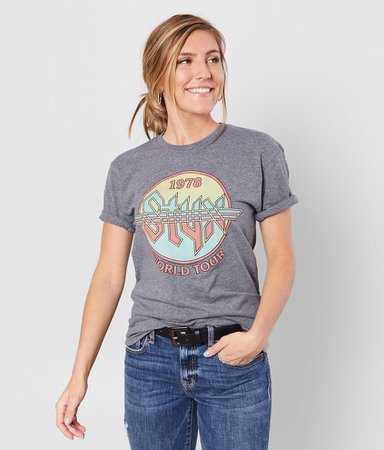 American Classics Styx Band T-Shirt - Women's T-Shirts in Graphite Heather | Buckle