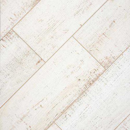Windsor White Wood Plank Porcelain Tile - 12 x 36 - 100344225 | Floor and Decor