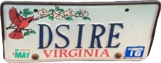 virginia / license plate