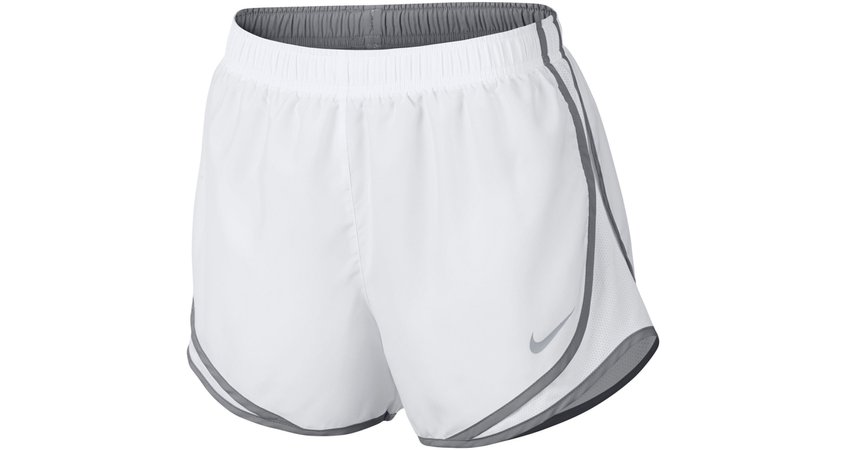 white workout shorts