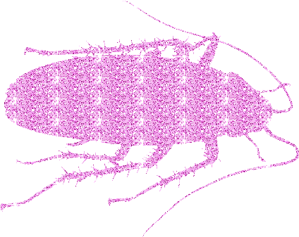 Roach Pink Sticker - Roach Pink Sparkle - Discover & Share GIFs