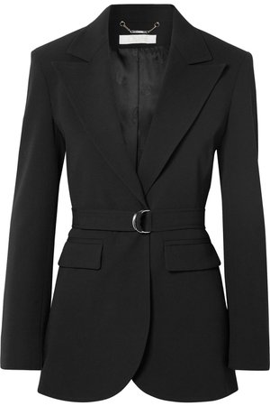 Chloé | Belted crepe blazer | NET-A-PORTER.COM