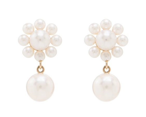 pearls earrings
