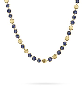 Marco Bicego Jaipur 18K Gold Lapis Lazuli Collar Necklace