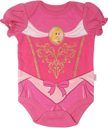 Amazon.com: Disney Princess Baby Girls' 5 Pack Bodysuits Belle Cinderella Snow White Aurora, 6-9 Months: Clothing