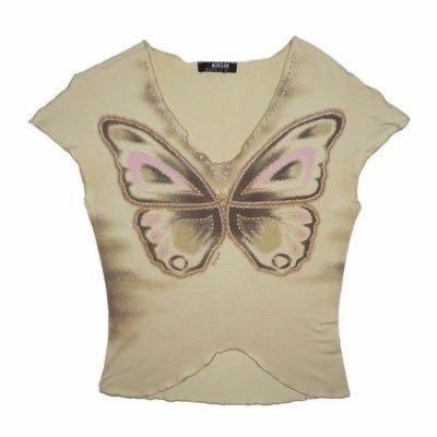 butterfly baby tee