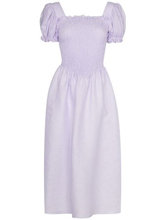 Sleeper Belle Linen Nightgown - Farfetch