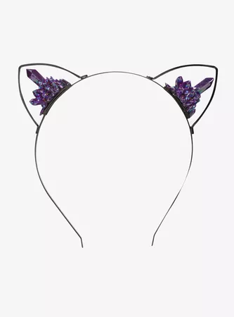 Crystal Cat Ear Headband