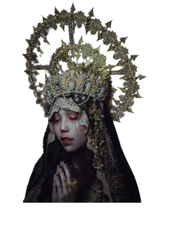 Catholic aesthetic Virgin Mary prayer