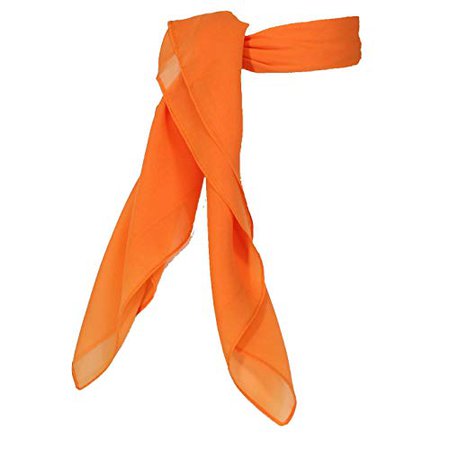 orange scarf