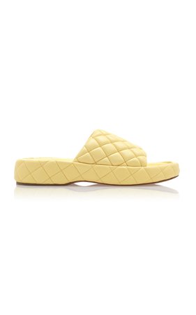 Padded Matelasse Slide Sandals By Bottega Veneta | Moda Operandi